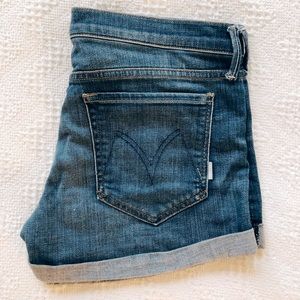 MOTHER denim shorts